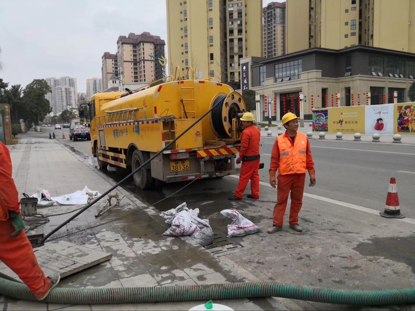 开鲁排污管道清淤-管道清洗